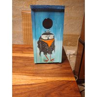 Handbemalter Nistkasten , Originelles Vogelhäuschen , Kleiner Handbemalter Nistkasten , Originelles Vogelhäuschen , Kleiner von KreativDHuber