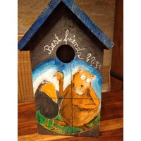 Handbemalter Nistkasten Aus Massivholz, Origineller , Vogelhäuschen Handbemalter Nistkasten Aus Massivholz, Origineller , Vogelhäuschen von KreativDHuber