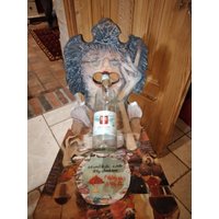 Handbemalter Stuhl , Origineller , Kunstobjekt , Flaschenhalter Handbemalter Stuhl , Origineller , Kunstobjekt , Flaschenhalter von KreativDHuber