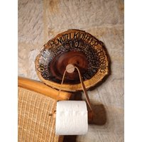 Handgefertigter Toilettenpapierhalter, Badezimmeraccessoires, Originelle Ideen Für Das Bad , Badezimmerdekoration Handgefertigter Toilettenpapierhalter, Badezimmeraccessoires, Originelle Ideen Für Das Bad , Badezimmerdekoration von KreativDHuber