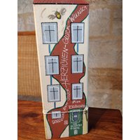 Handgefertigtes Insektenhotel Aus Massivholz , Handbemaltes Handgefertigtes Insektenhotel Aus Massivholz , Handbemaltes von KreativDHuber