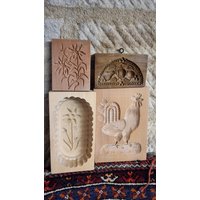 Holzmodel Konvolut , Dekorative Springerle Backformen Holzmodel Konvolut , Dekorative Springerle Backformen von KreativDHuber