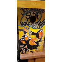 Nistkasten Mit Vogelmotiven , Handbemalter , Vogelhäuschen Nistkasten Mit Vogelmotiven , Handbemalter , Vogelhäuschen von KreativDHuber
