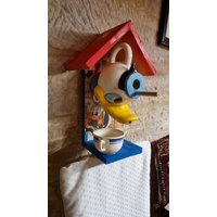 Origineller Nistkasten , Vogelhäuschen Donald , Teekannennistkasten Im Comicstil, Seltenes Sammlerstück Origineller Nistkasten , Vogelhäuschen Donald , Teekannennistkasten Im Comicstil, Seltenes Sammlerstück von KreativDHuber