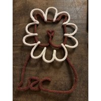 Seil Draht Löwe Dekor, Safari, Kinderzimmer Spielzimmer, Wandbehang von KreativEveShop
