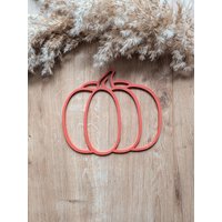 Deko Kürbis, Herbstliche Dekoration Für Tür, Wand Und Fenster, Herbstdeko von KreativGefluesterGbR