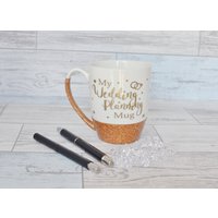 Hochzeitsplanung Tasse Rose Gold Glitter Kaffeetasse, Braut Geschenk Hochzeitsplanung Tasse Rose Gold Glitter Kaffeetasse, Braut Geschenk von KreativGifts1