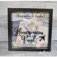 Personalisierte Flitterwochen-Fondsbox Verlobungsgeschenk, Reisethema Personalisierte Flitterwochen-Fondsbox Verlobungsgeschenk, Reisethema von KreativGifts1