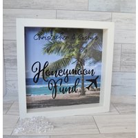 Personalisierte Flitterwochen Schatten Box Geschenk Für Verlobung von KreativGifts1