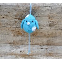 Handgehäkelte Blaue Vogel-Hängende Dekor - Cornwall Craft von KreativGifts1