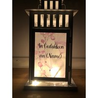 Laterne | Grablicht Grablaterne Mit Spruch von KreativHandumdrehen