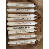 Weihnachtskerzen | Kerzen Weihnachten I Weihnachtsgeschenk Für Freundin| Geschenke von KreativHilzi