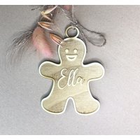 Weihnachtsbaumanhänger, Personalisierbar, Lebkuchenmännchen, Weihnachtsbaumkugel, Holz, Weihnachtskugel, Christbaumschmuck, Weihnachtsdeko Weihnachtsbaumanhänger, Personalisierbar, Lebkuchenmännchen, Weihnachtsbaumkugel, Holz, Weihnachtskugel, Christbaumschmuck, Weihnachtsdeko von KreativLaserDesigns
