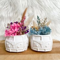 Bulli Mit Trockenblumen - Handgemachter Camper Aus Raysin | Boho Deko Geschenkidee Frau Bus Autodeko I Hochzeitsgeschenk Bulli Mit Trockenblumen - Handgemachter Camper Aus Raysin | Boho Deko Geschenkidee Frau Bus Autodeko I Hochzeitsgeschenk von KreativLaube