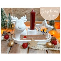 Geschenkset Weihnachten | Weihnachtsgeschenk Set Rentier Mama Kleine Geschenksets Wichtelgeschenk von KreativLaube