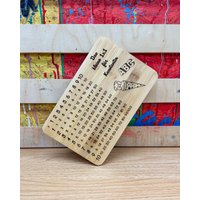 Das Kleine 1x1 Frühstückbrett, Personalisiert Mit Lasergravur - Perfekte Geschenk Zum Schulanfang von KreativWerkstattRgbg
