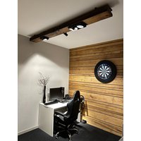 Led Lampe Im Fachwerkbalken, Eiche Massiv, Unikat Led Lampe Im Fachwerkbalken, Eiche Massiv, Unikat von KreativWood