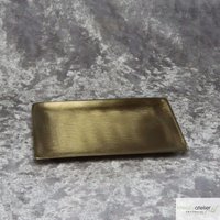 Hochwertiger Messing-Kerzenteller in Mattem Finish - Stilvoller Halter Für Rechteckige Formkerzen Hochwertiger Messing-Kerzenteller in Mattem Finish - Stilvoller Halter Für Rechteckige Formkerzen von KreativatelierShop