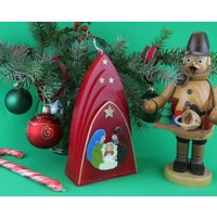 Weihnachtskerze Personalisierbar - Formenkerze Kuppelmotiv Mit Maria, Josef Und Christuskind, Handgegossen, Festliche Deko Oder Geschenk von KreativatelierShop