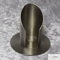 stilvoller Köcherleuchter Aus Matt Vernickeltem Messing | Silber - Perfekter Kerzenhalter Für 50 Mm Durchmesser stilvoller Köcherleuchter Aus Matt Vernickeltem Messing | Silber - Perfekter Kerzenhalter Für 50 Mm Durchmesser von KreativatelierShop