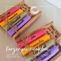 Geschenkset I Kerzen Nimm Dir Was Du Brauchst Kerzenbox Kerzengeschenk von KreativchenGV