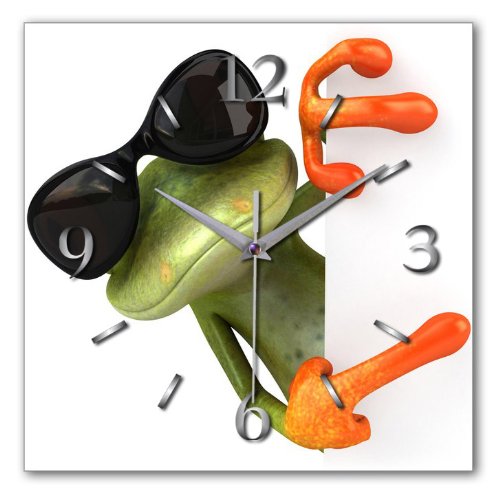 Kreative Feder Frosch Cool Designer Funk Wanduhr Funkuhr modernes Design * Made in Germany* WA081F Kreative Feder Frosch Cool Designer Funk Wanduhr Funkuhr modernes Design * Made in Germany* WA081F von Kreative Feder