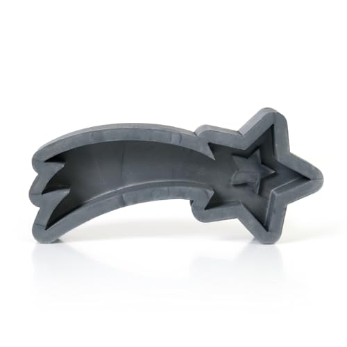 Kreative Feder Handgefertigte 3D Silikon-Form Sternschnuppe aus hochwertigem Silikon zum Basteln handgegossener Deko-Figuren (S) von Kreative Feder