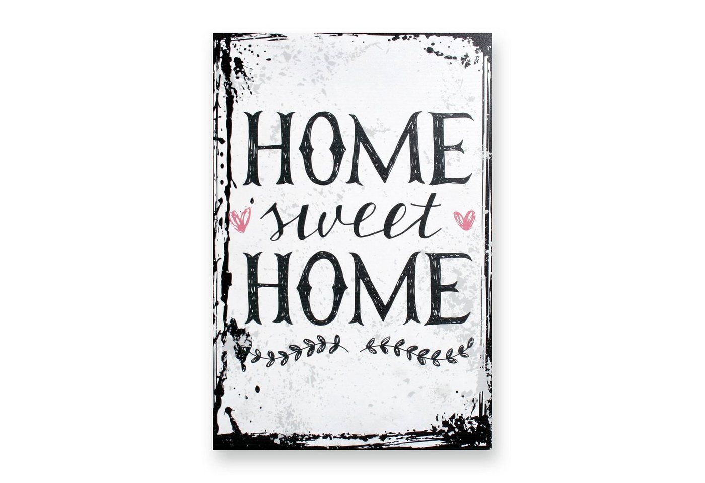 Kreative Feder Holzbild Deko-Bild „Home sweet Home“ aus Holz, mit Motiv & Spruch, ideales Geschenk für Freunde & Familie von Kreative Feder