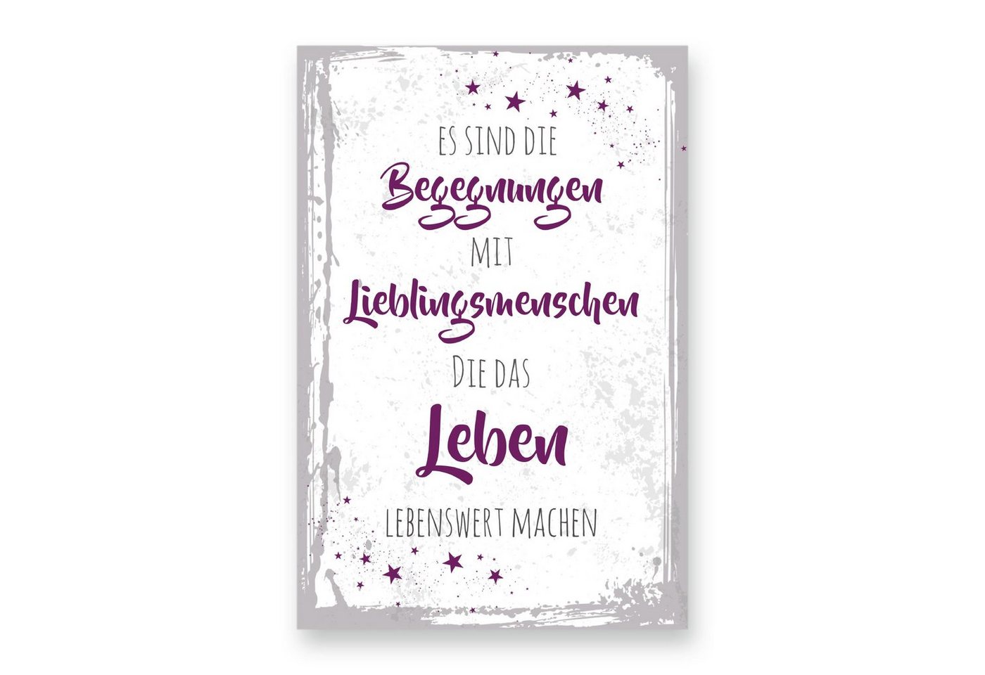 Kreative Feder Holzbild Deko-Bild „Lieblingsmensch“ aus Holz, mit Motiv & Spruch, ideales Geschenk für Freunde & Familie von Kreative Feder