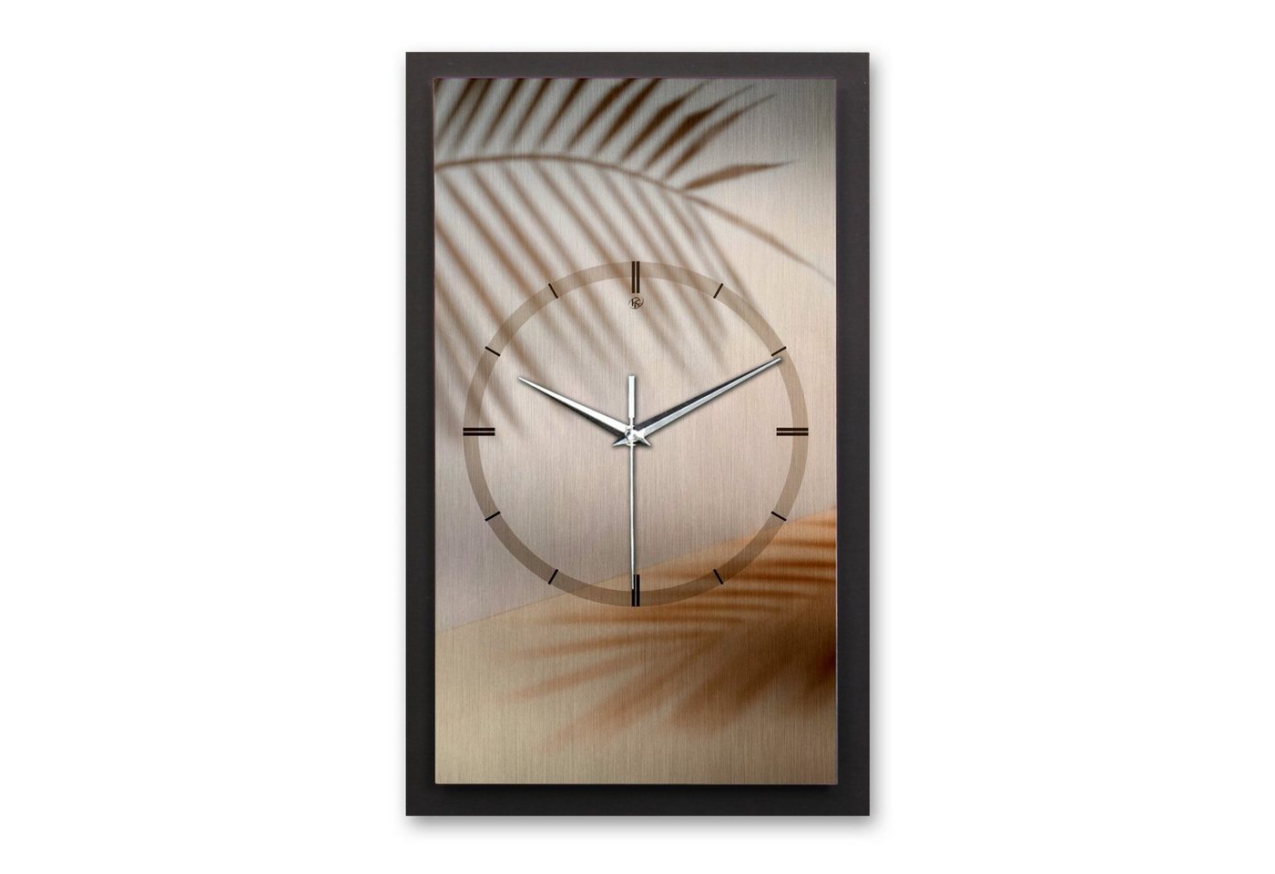 Kreative Feder Wanduhr 3D Designer-Wanduhr Palm Leaves (ohne Ticken, Funk- oder Quarzuhrwerk, elegant, außergewöhnlich, modern) von Kreative Feder