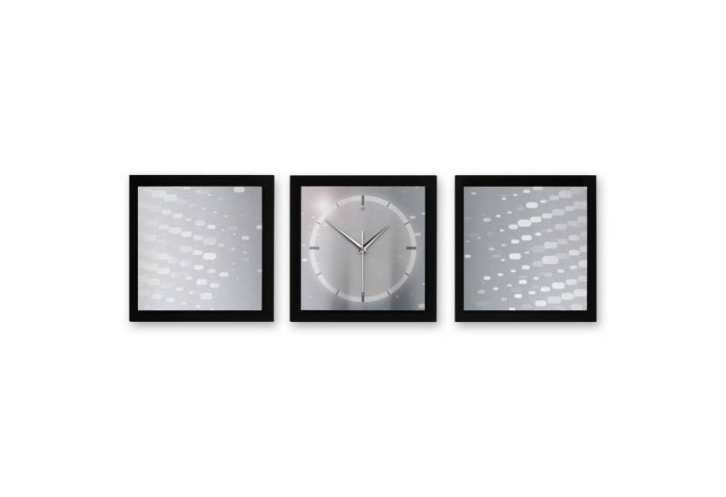 Kreative Feder Wanduhr Silver Lights (ohne Ticken, Funk- oder Quarzuhrwerk, elegant, außergewöhnlich, modern) von Kreative Feder