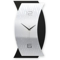 3D Designer-Wanduhr Silver Light Modern-Metallic von KreativeFeder