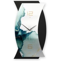 3D Designer-Wanduhr Turquoise Modern-Metallic von KreativeFeder