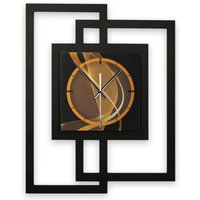 Designer-Wanduhr „Dynamic" in Modernem Metallic-Look von KreativeFeder