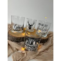Zauberlicht Mit Botschaft - Maxi-Teelichthalter Aus Glas von KreativeZauberwerke