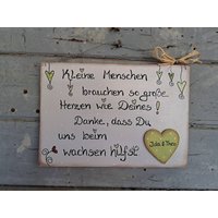 Abschiedsgeschenk Für Tagesmutter - Erzieherin-Personalisiertes Holzschild von KreativesPuenktchen