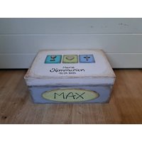 Erinnerungskiste - Erinnerungsbox Zur Kommunion Konfirmation von KreativesPuenktchen