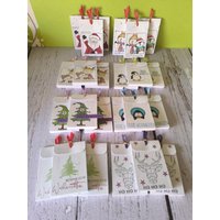 Kleine Teebeutel Geschenke Weihnachtlich Verpackt. Weihnachtsgeschenke, Kleinigkeiten Kleine Teebeutel Geschenke Weihnachtlich Verpackt. Weihnachtsgeschenke, Kleinigkeiten von KreativesausPapierJD
