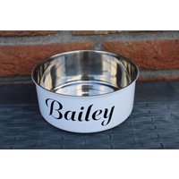 Hundenapf Personalisiert, Metallnapf Für Hund Und Katze, Futterschale Mit Name, Geschenk Hundebesitzer, Geschenkidee Hunde, Welpen Hundenapf Personalisiert, Metallnapf Für Hund Und Katze, Futterschale Mit Name, Geschenk Hundebesitzer, Geschenkidee Hunde, Welpen von KreativeschmiedeSB