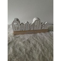 Lichterhaus- Häuschen Beleuchtet - Deko -Raysinhaus Häuschenleisten Lichthausleiste Beleuchtet- Gemütliches Zuhause Einzug von Kreativewerkstatt2