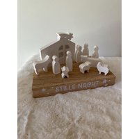 Mini Weihnachtskrippe - Krippe Raysinkrippe Tischdeko Weihnachten Krippenfiguren Moderne Minimalistisch Scandistyle Mini Weihnachtskrippe - Krippe Raysinkrippe Tischdeko Weihnachten Krippenfiguren Moderne Minimalistisch Scandistyle von Kreativewerkstatt2