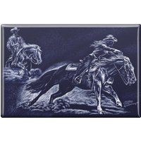Küchenmagnet - Pferd Westernreiten Gr. Ca. 8 X 5, 5 cm 38654 Magnet Kühlschrankmagnet Bötzel von Kreativhaeuschen