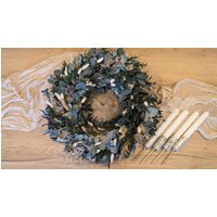 Trockenblumen Wandkranz Kranz Durchmesser 20 cm/ 30 35 cm/40 von Kreativmitherzdeko