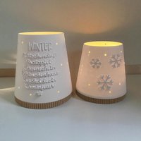 Windlicht Ll Weihnachten Winter 3D-Druck Home Windlicht Ll Weihnachten Winter 3D-Druck Home von KreativnestSemmler94