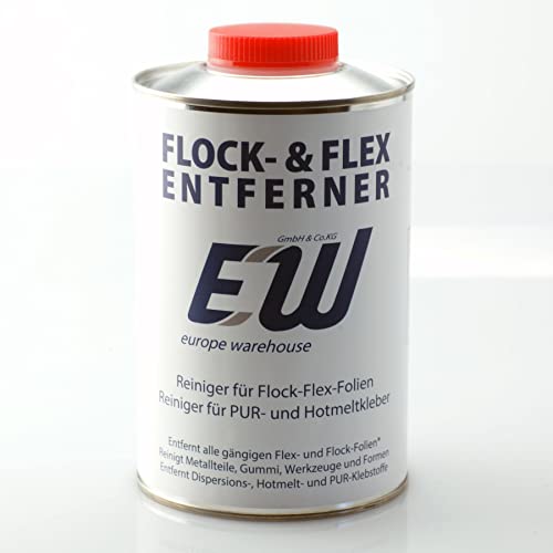 Kreativplotter Flockentferner/Flexentferner 1Kg Dose zum entfernen von Fehldrucke auf Textilien von Kreativplotter
