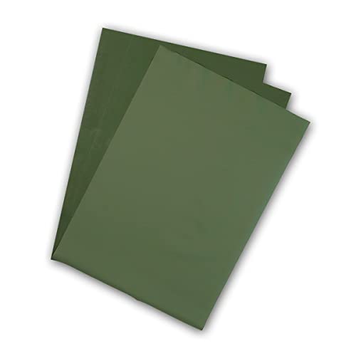 Premium Flex Plotterfolie DIN A4 Textil-Bügelfolie, Farbe:469 MILITARY-GREEN von Kreativplotter
