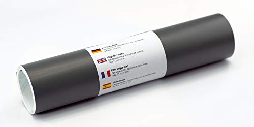 Selbstklebende Wandtattoo-/ Plotterfolie Vinylfolie matt 21 cm x 3 m, Farbe:307 Mittelgrau Selbstklebende Wandtattoo-/ Plotterfolie Vinylfolie matt 21 cm x 3 m, Farbe:307 Mittelgrau von Kreativplotter