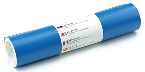 Selbstklebende Wandtattoo-/ Plotterfolie Vinylfolie matt 21 cm x 3 m, Farbe:358 Adriablau Selbstklebende Wandtattoo-/ Plotterfolie Vinylfolie matt 21 cm x 3 m, Farbe:358 Adriablau von Kreativplotter