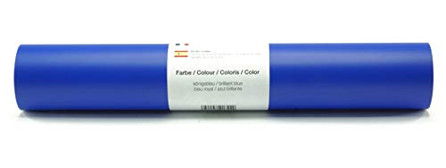 Selbstklebende Wandtattoo-/ Plotterfolie Vinylfolie matt 30,5 cm x 3 m - Farbauswahl, Farbe:368 Königsblau von Kreativplotter
