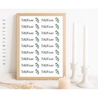 Wasserschiebefolie Tauflicht von KreativseinDesign